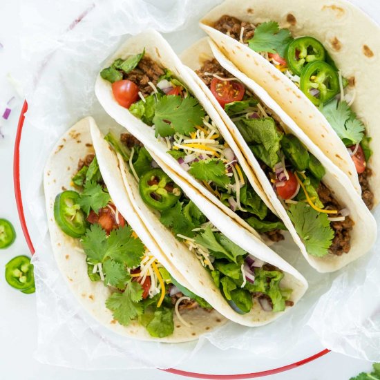 Instant Pot Ground Beef Tacos