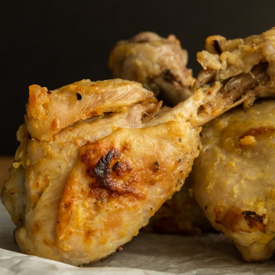 Lemon Dijon Chicken Drumsticks