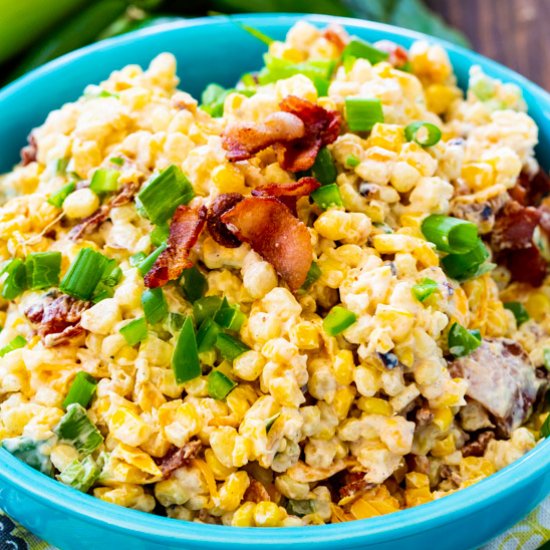 Jalapeno Popper Grilled Corn Salad