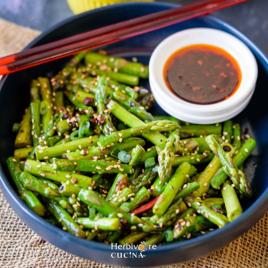 Stir-Fried Sesame Asparagus