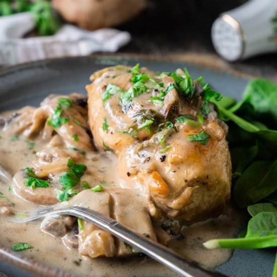 Chicken in Mushroom Sauce