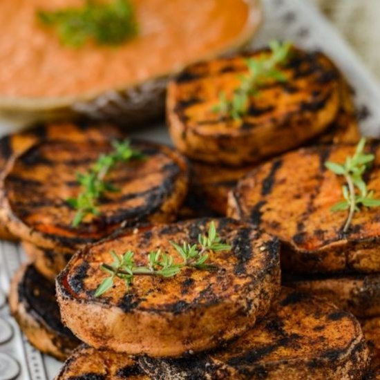 Sweet Potatoes on the Grill