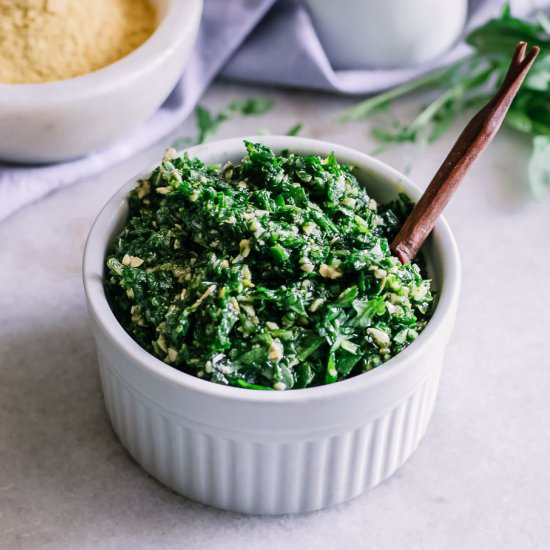 Vegan Arugula Pesto