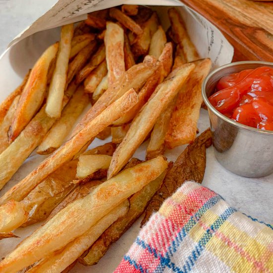 Crispy Oven Fries with Sea Salt