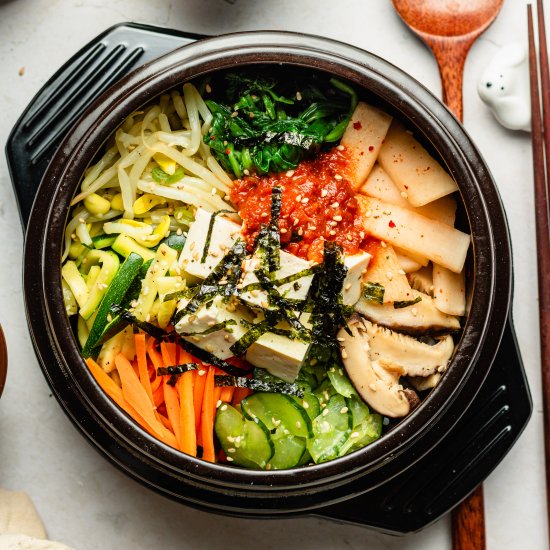 vegan bibimbap