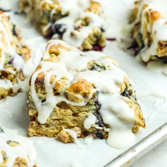 Blueberry Brown Butter Scones