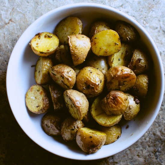 Duck Fat Roasted Potatoes