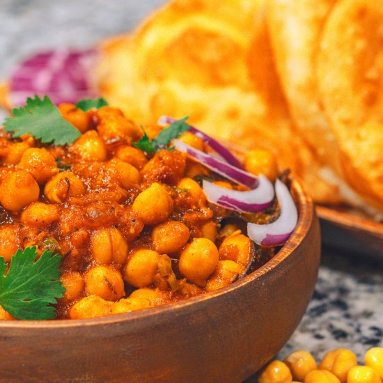 Channa Masala/Punjabi Style Chickpeas