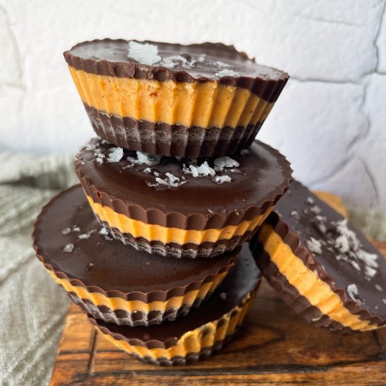 Healthy Chocolate PB Cups