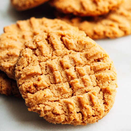 Almond Flour Peanut Butter Cookies