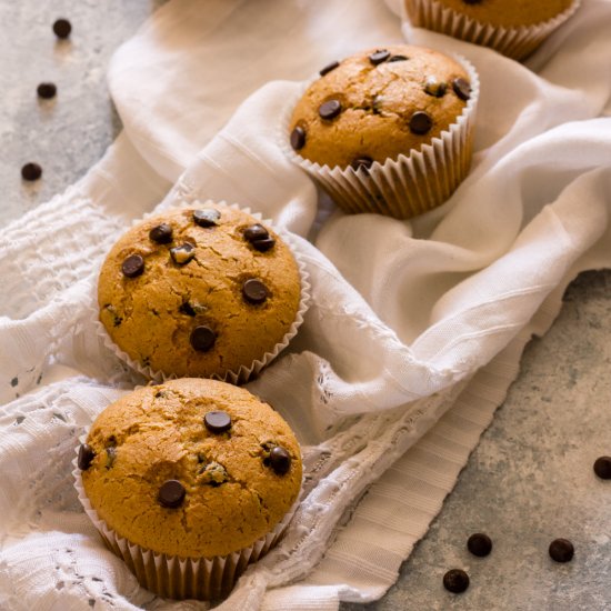 Vegan Chocolate Chip Muffins