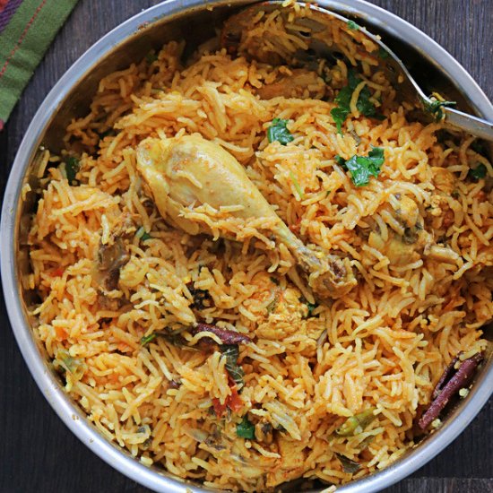 Instant Pot Chicken Biryani