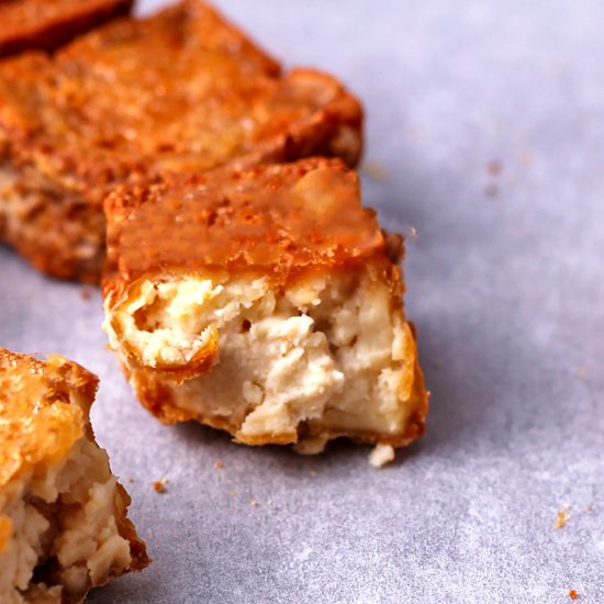 Crispy baked tofu: no oil recipe