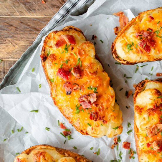 Air Fryer Twice Baked Potatoes