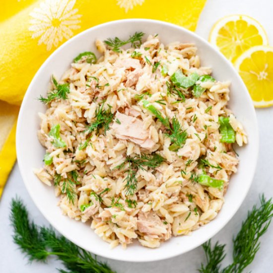 Tuna and Orzo Pasta Salad