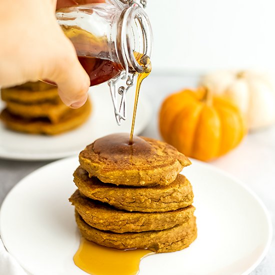 Protein Pumpkin Pancakes