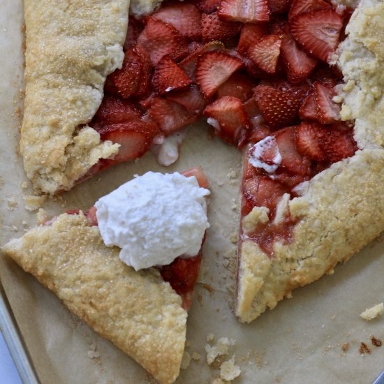 Strawberry Lemon Galette