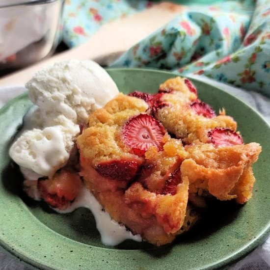 Strawberry Almond Buckle