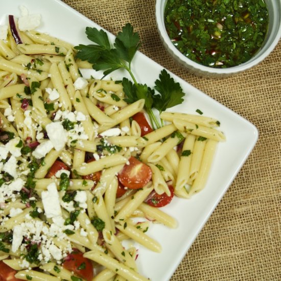 Chimichurri Pasta Salad