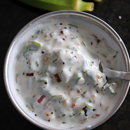 Okra Raita