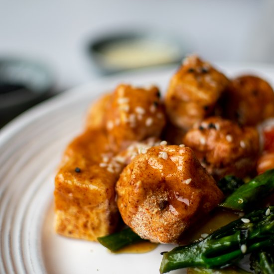 Air Fryer Tofu In a Sumptuous Sauce