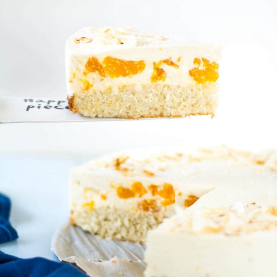 Coconut Tangerine Torte