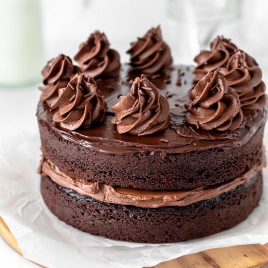 Mini Chocolate Cake with Ganache