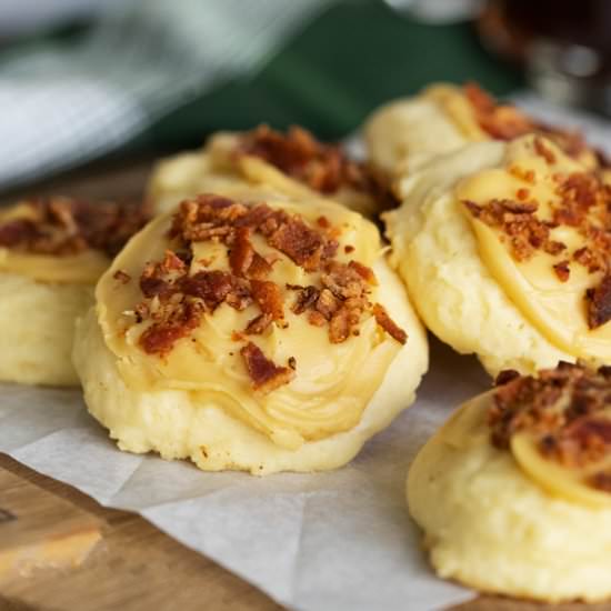 Bourbon Maple with Bacon Cookies