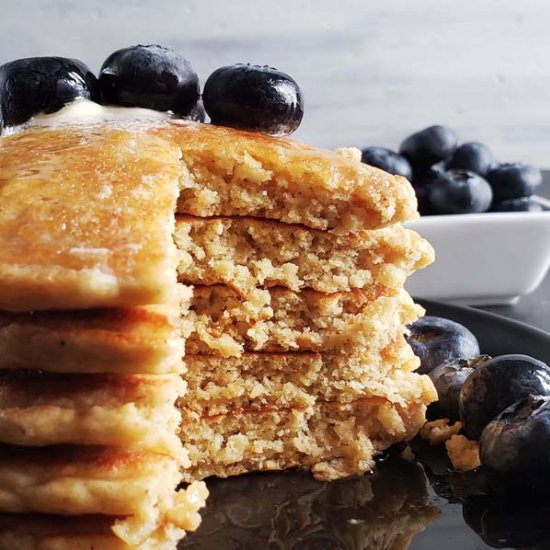 Sourdough Oatmeal Pancakes