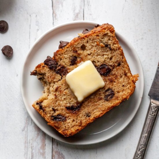 Paleo Chocolate Chip Banana Bread