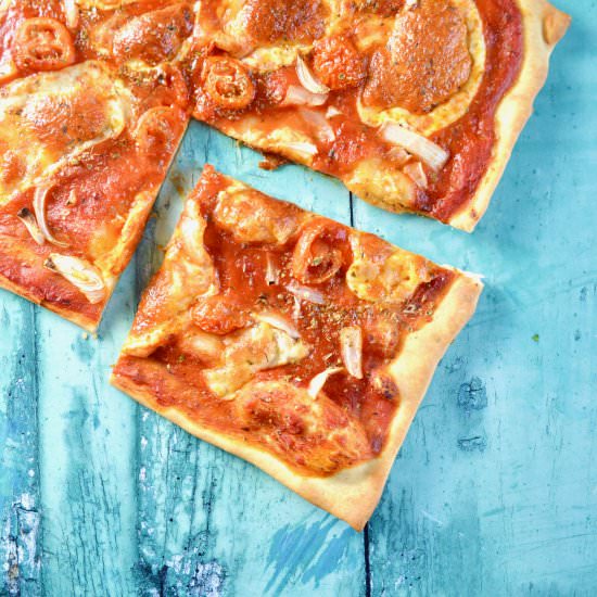 Cheese and Tomato Pizza