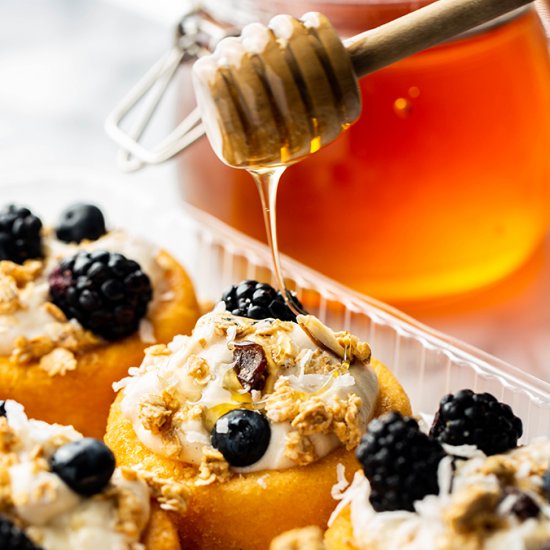 Mixed Berry Shortcake Cups