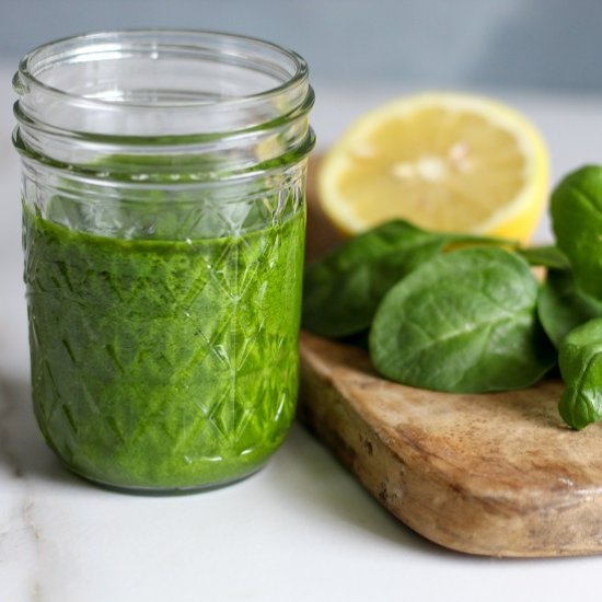 Fresh Spinach Pesto with Miso