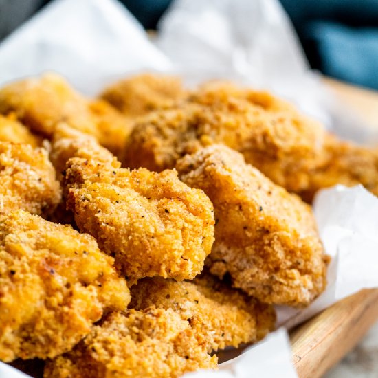 Air Fryer Popcorn Chicken