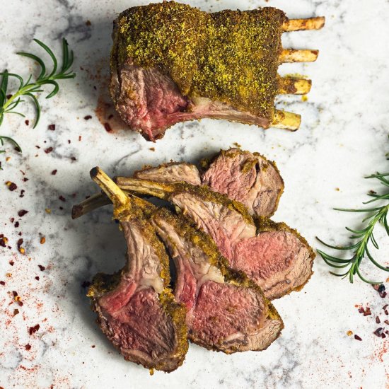 Step-By-Step Roasted Rack of Lamb