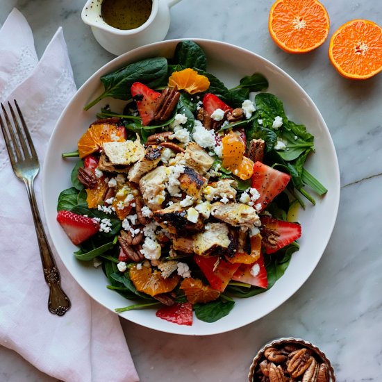 Grilled Chicken & Strawberry Salad