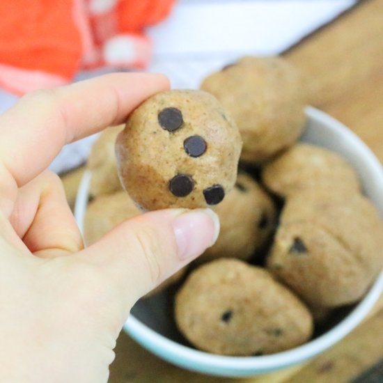 No Bake Cookie Dough Balls