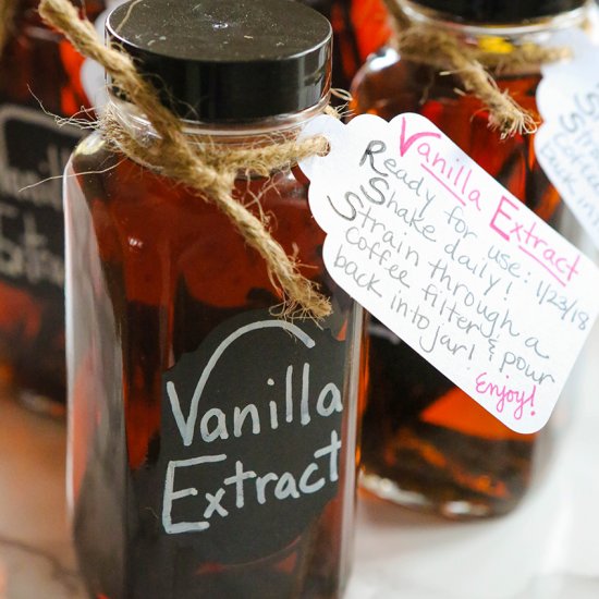 Homemade Vanilla Extract