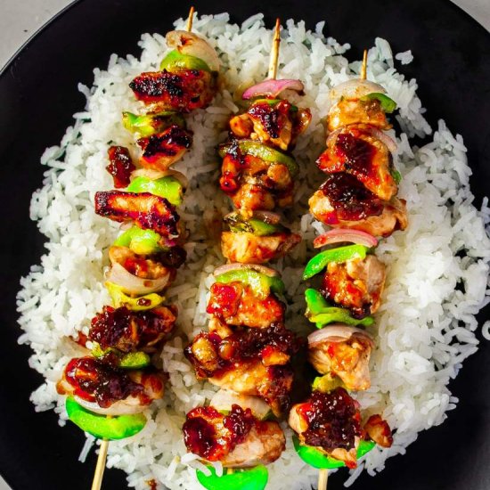 Teriyaki Chicken Skewers