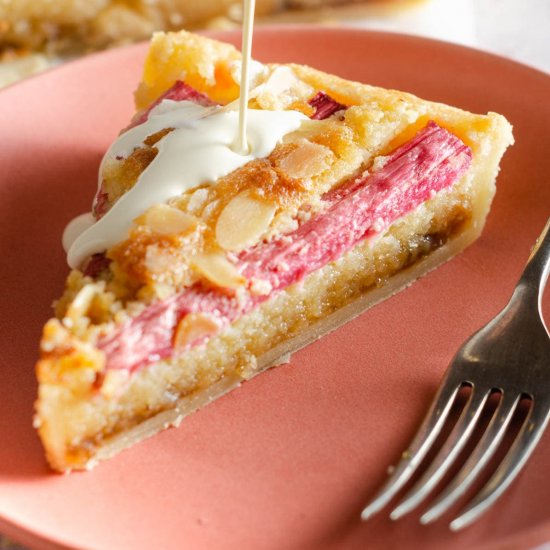 RHUBARB FRANGIPANE TART (BAKEWELL T