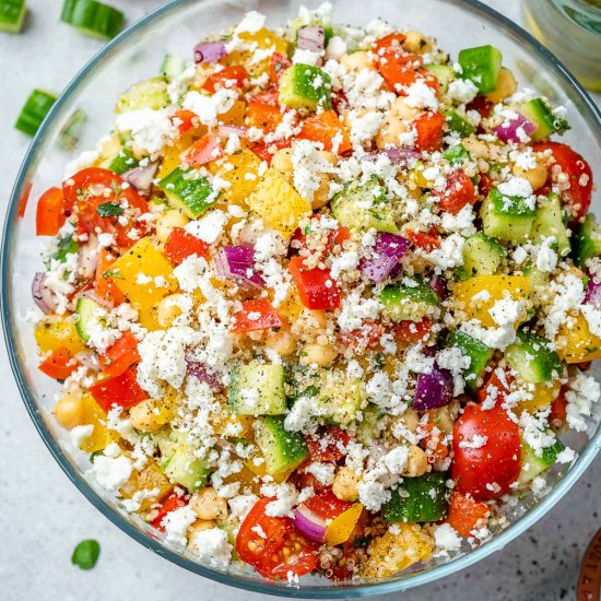 CHICKPEA QUINOA SALAD RECIPE