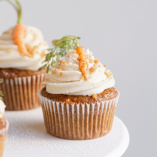 Small Batch Carrot Cupcakes