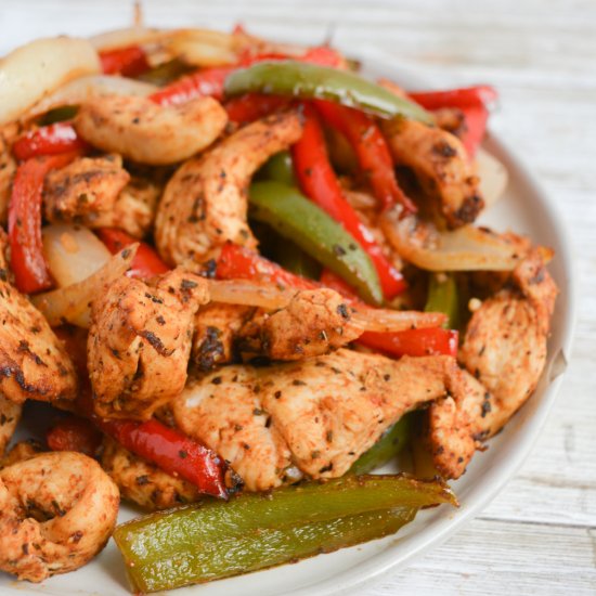 air fryer chicken fajitas