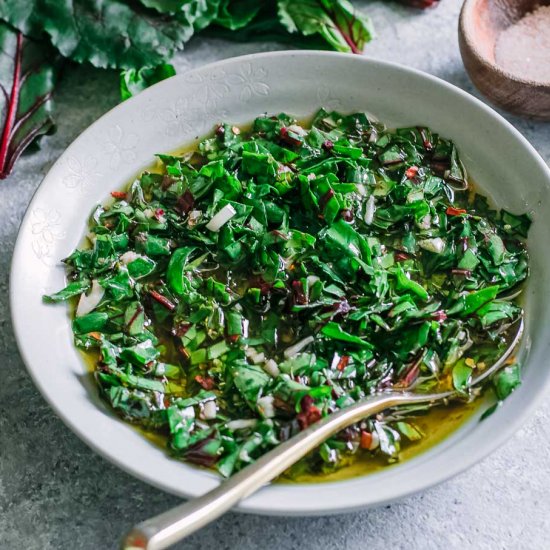 Beet Greens Chimichurri