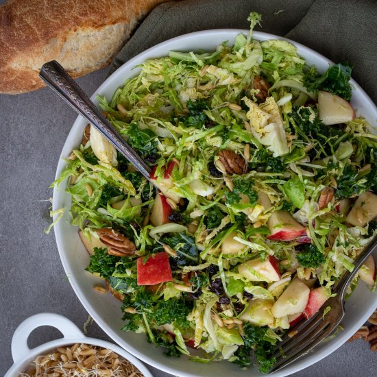 Shaved Brussel Sprouts Salad