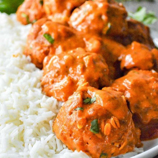 Tikka Masala Meatballs