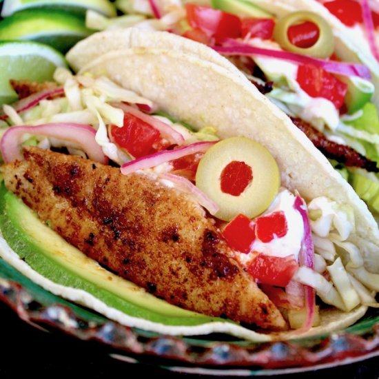 Blackened Fish Tacos