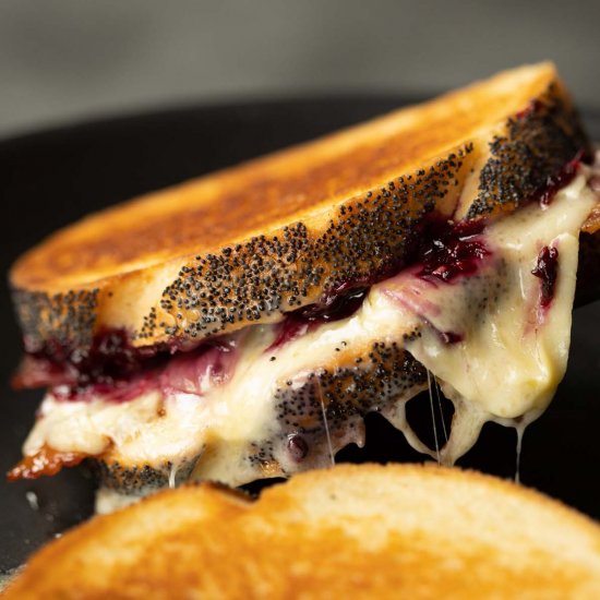 Brie & Blackberry Grilled Cheese