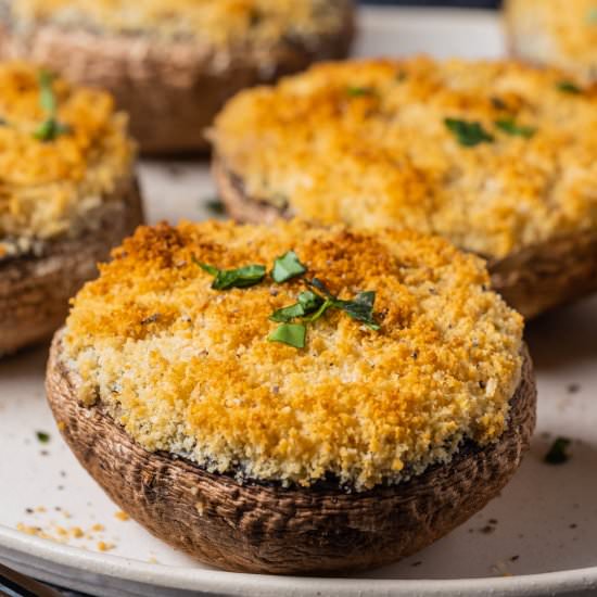 Vegetarian Stuffed Mushrooms