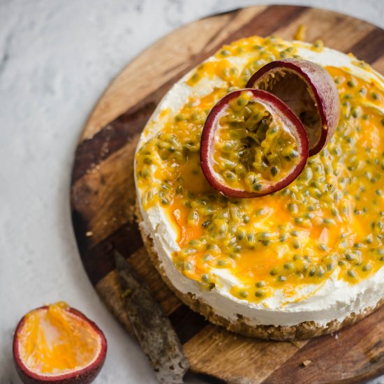 Passion Fruit Cheesecake